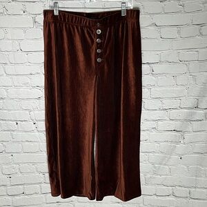 Signature Studio Terracotta Wide Leg Pants